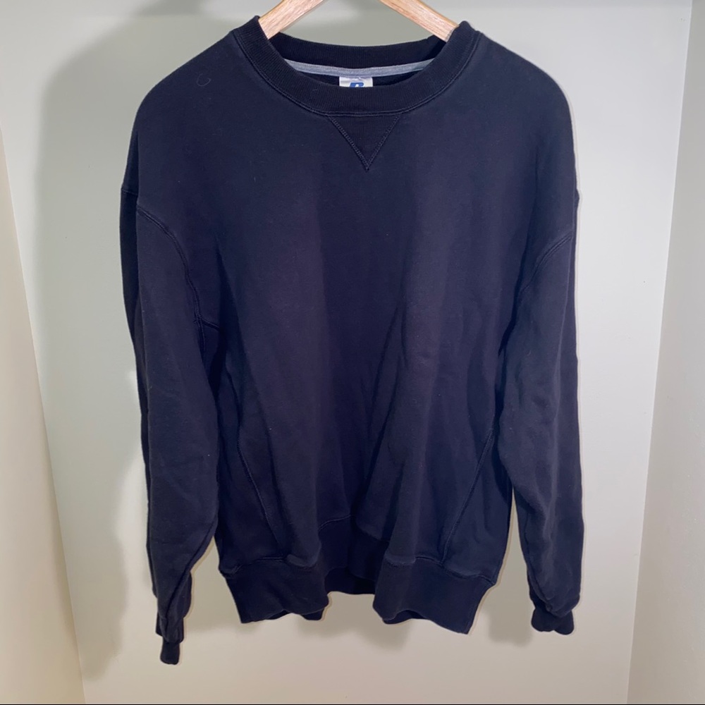 Russel Athletics Black crew neck sweatshirt